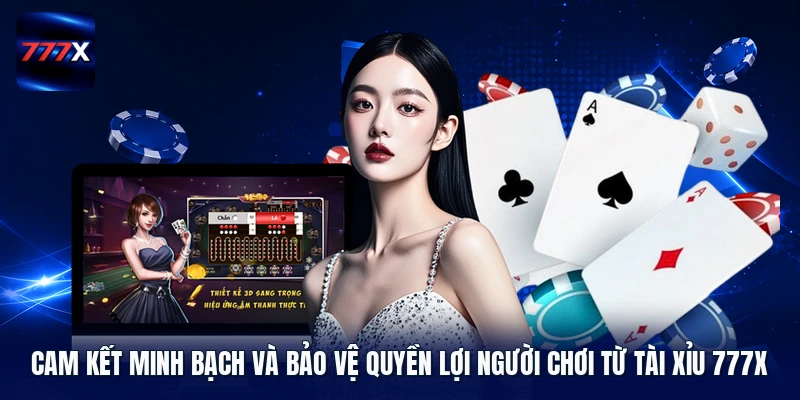 Cam kết minh bạch và bảo vệ quyền lợi người chơi từ tài xỉu 777X